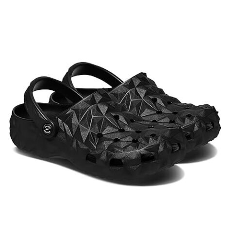 BRUTON Extra Soft Men’s Classic Casual Sandals/Clogs Adjustable Back Strap | Lightweight & Comfortable | Stylish & Non-Slip | Waterproof & Everyday Mules for Men & Boys