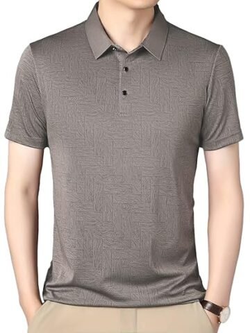 TOPLOT Men’s Printed Regular Fit Polo TOPLOT Men’s Printed Regular Fit Polo