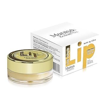 Manisa Beaute 24K Gold Lip Glow Balm for Intense Hydration | Infused with 24k Gold, Vitamin-C & Shea Butter | For Nourished Lips all Day (8g)