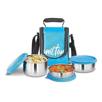 Milton Tasty 3 Stainless Steel Lunch Box