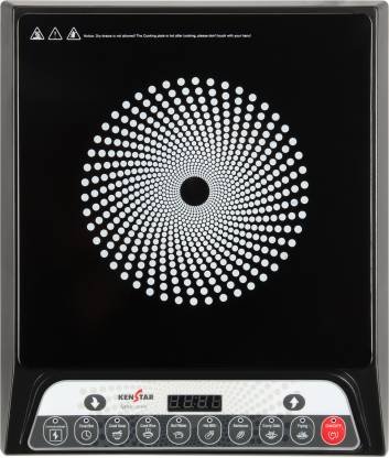 Kenstar 2000 W Induction Cooktop Push Button (Black, IGNIS 2000 W)