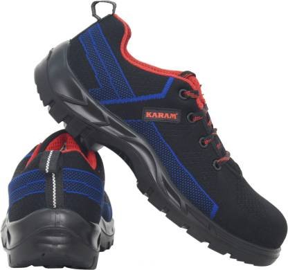 Karam Fiber Toe Fabric Safety Shoe (Blue, S1, Size 5) Karam Fiber Toe Fabric Safety Shoe (Blue, S1, Size 5)