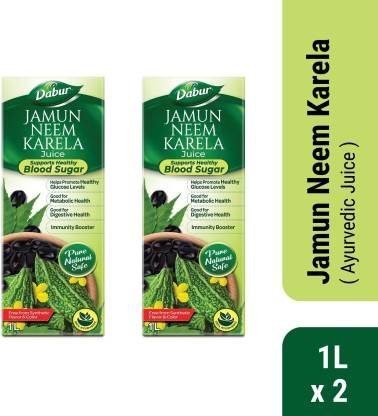 Dabur Jamun Neem Karela Juice – 1L x 2 Dabur Jamun Neem Karela Juice – 1L x 2