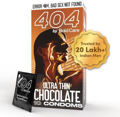 Bold Care 404 Ultra Thin Chocolate Flavored Condoms Bold Care 404 Ultra Thin Chocolate Flavored Condoms