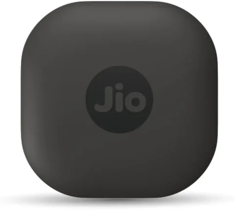 JioTag Air for iOS (Gray) Worldwide Tracker, Pair with Apple Find My app for keys, luggage, bikes, purses etc. inside & outside Bluetooth range, No SIM/subscriptions required, 1+1 year battery, 120 dB