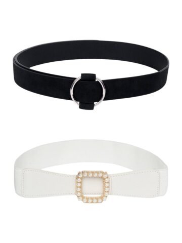 CRUSSET Women Set Of 2 Belt – Belts for Women
