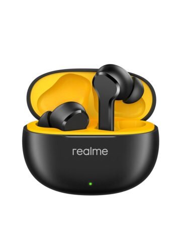 Buy Realme Buds T110 Fast Charging Earbuds with 38H Playtime & AI ENC for Calls – Black – Headphones for Unisex from Realme