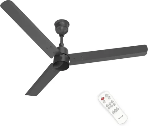 Polycab Wizzy Plus 1200mm 5-Star BLDC, Remote Ceiling fan for Living Room