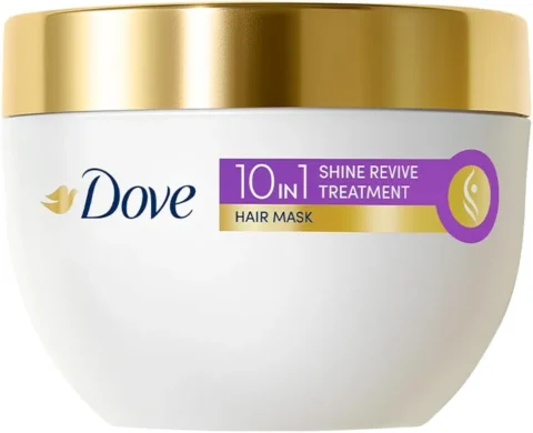 Dove Shine Revive Treatment Hair Mask For Damaged Hair With Bio Protein Care Sulphate & Paraben Free 300 ML
