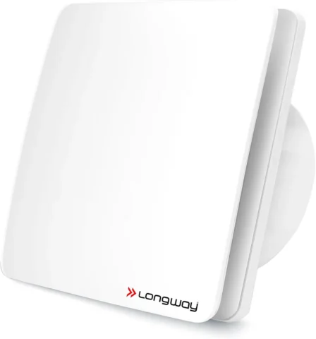 LONGWAY FreshX 6 Inch 150 mm Energy Efficient Exhaust Fan Suitable for Bathroom, Kitchen, Office (White)