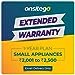 ONSITEGO 1 Year Extended Warranty For Small Household Appliances From Rs 2001-2500, Red