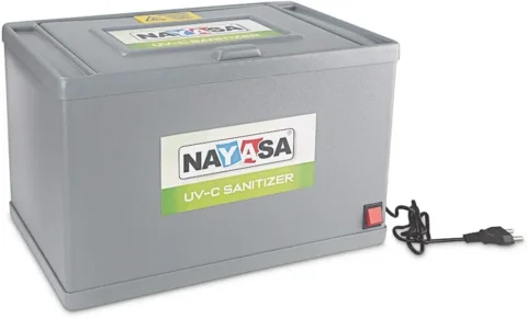 Nayasa UV-C Sanitizer Storage Box (15Ltrs) Grey Color