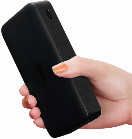 Xiaomi Redmi 20000mAh Li-Polymer Power Bank, USB Type-C Inputand Micro USB Ports, Black