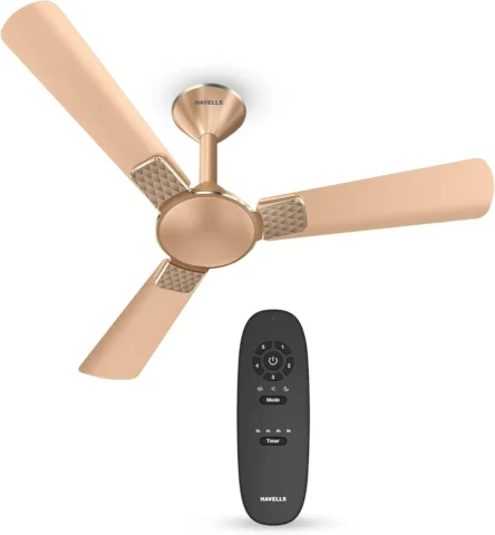 Havells 1200mm Enticer BLDC Prime Ceiling Fan 2 Years Comprehensive Warranty(Champagne)