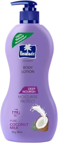 Parachute Advansed Deep Nourish Body Lotion for Women & Men, Dry Skin, 400ml