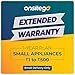 Onsitego 1 Year Extended Warranty for Small Household Appliances from Rs. 1-500