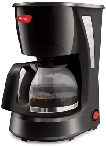 Pigeon Brewster Coffee Maker, 600 Watt, 4 Cups Drip Coffee maker (Black)