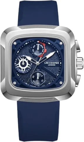 Lee Cooper Multifunction Blue Square Dial Men’s Watch – LC08012.399