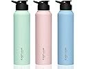 MILTON Comet 1000 ISI Certified Stainless Steel Water Bottle I Leak Proof I Rust proof I Single Walled I Ideal for Office, School, Purple & Mint Green