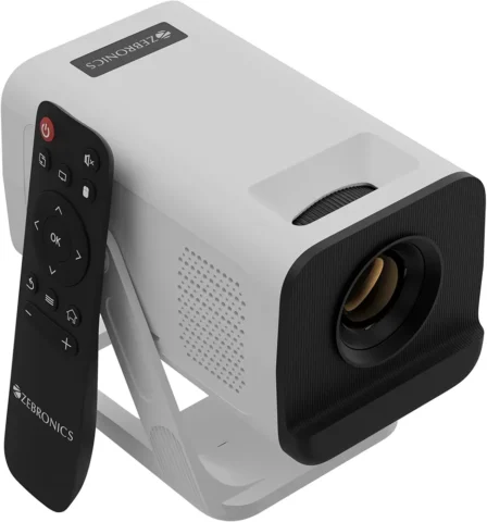 Zebronics Android Smart LED Projector, 4K UHD Support, USB (Pixaplay 35)