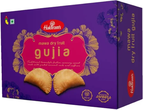 Haldiram’s Mawa Dry Fruit Gujiya – 400g – Traditional Holi Sweet