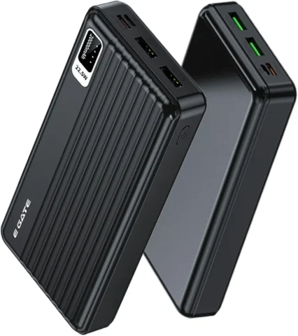 E GATE 204B Powerbank for All iPhone & Android (Black)