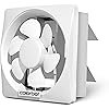 LONGWAY Gusto 6 Inch 150 mm Energy Efficient Exhaust Fan 2 Years Warranty (Black)