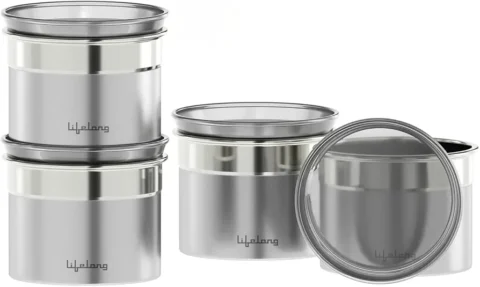 Lifelong Kitchen Storage Canisters (Set of 4)