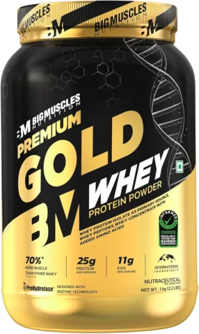Bigmuscles Nutrition Premium Gold Whey [1Kg]