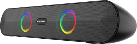 Nu Republic Partybox 165 with 10 Hrs Playtime, Dual 52mm Dynamic Driver, 2.0 Channel)