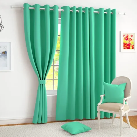 Story@Home 100% True Blackout Window Curtains 5 Feet Long Set of 1 (116 x 152 cm, Teal)