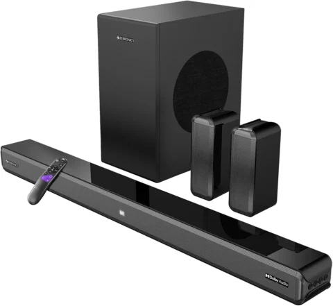 ZEBRONICS Juke BAR 9510WS PRO Dolby 5.1 Soundbar, Dolby Audio, Bluetooth v5.1 HDMI (ARC)