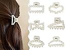 Gift Hamper for Girls and Woman – Hair Accessories Combo with Handmade Satin Scrunchies, Handmade Pearl Bow Clip, Claw Clip & Earrings