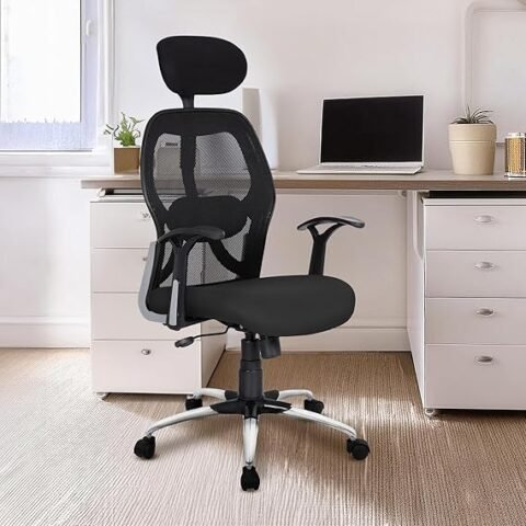 SAVYA HOME Resin Apollo High Back Ergonomic Chair for Office Work at Home, for Men & Study Chair
