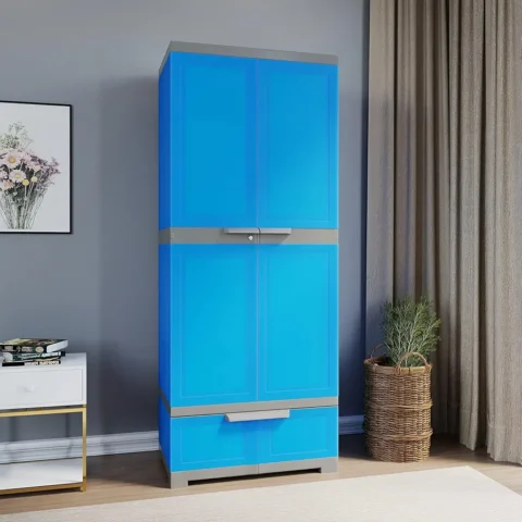 Nilkamal Freedom FMDR1BE Plastic Cabinet for Storage