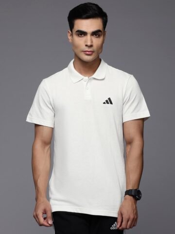 ADIDAS Polo Collar Perforated Outdoor T-shirt – Tshirts for Men