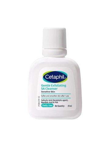 Buy Cetaphil Gentle Exfoliating SA Cleanser with Mandelic Acid for Sensitive Skin – 29 ml – Face Wash and Cleanser for Unisex