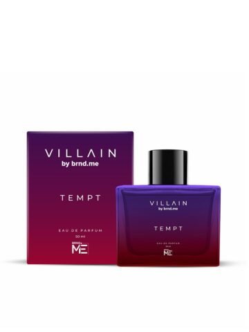 VILLAIN Men Tempt Long Lasting Eau De Parfum – 50 ml – Perfume for Men